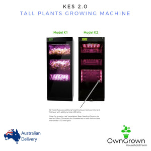 KES 2.0. Tall Plants Growing Machine