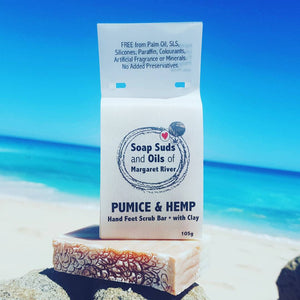 Natural soaps with hemp seed oil