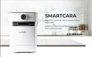 PCS 400. 2L Smart Cara food waste recycling composter for your home. Silver.